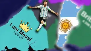 Messi Conquers the World in Territorial.io - Winning as Every Country in Territorial.io Challenge
