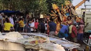 Goddess Durga idol immersion 2020 l Baboo Ghat ,Kolkata l Part 1