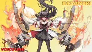 [ AZUR LANE ] Hatsuzuki Voice Line 