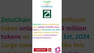 Zetachain - Crypto Headlines #zetachain #Layer1 #Smaratcontract #cryptonews #cryptoupdates