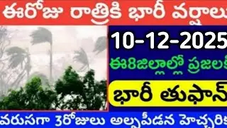 Today Weather Update in AP || Weather forecast today live updates || #TodayWeather report || Tufan