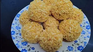 Makar sankranti special murmure ke laddoo recipe #food #youtubeshorts #fyp #viral #subscribe 