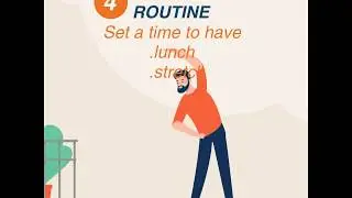 Tips for Working Remotely Video Template (Square format)