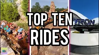 Top Ten Rides at Magic Kingdom! (2024)