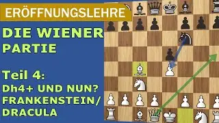 Er&ouml;ffnungswissen: Lernt die WIENER PARTIE | Teil 4: Wiener Gambit mit Dh4+ / Frankenstein-Dracula