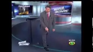 OFICIAL Datena quebra CD de Justin Bieber ao vivo em programa da Band Brasil Urgente 24/01/14