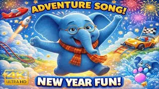 Happy New Year Adventure Song! 🎉🚀 | Move & Dance Kids Song (Paawddle)
