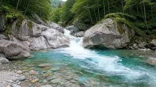 Clear Flowing River Sounds | Pure Water Ambience for Relaxation, Sleep & Meditation