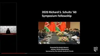 Norwich University Military Writers' Symposium Schultz Fellowship Presentation by Nicole Navarro