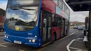 Volvo B7TL Wright Eclipse Gemini 1 (6901 LX06 EAY) Redhill Bus Station - Tollgate Avenue | Route 100