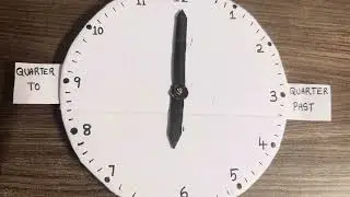 Analog clock project for kids/How to make  using cardboard @memekidszone primary schools.