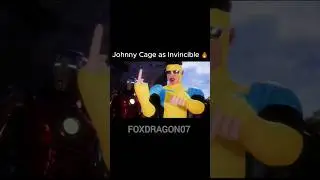 Johnny Cage as  Invincible#shorts 🔥#mk1 #mortalkombat1 #mk11 #mortalkombat #invincible #johnnycage