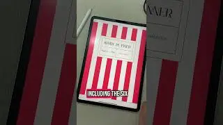 Gingham + Stripe Digital Planners #digitalplanner #ipad #goodnotes