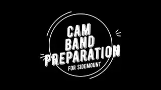 How to prepare a cam band - Sidemount diving tips