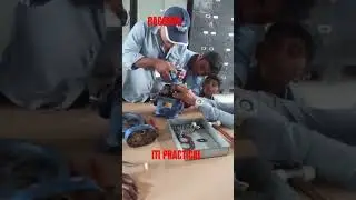 Open type reciprocating compressor iti practical #hvac #racguru #iti #aircompressor