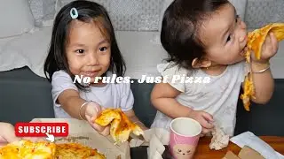 Pizza mukbang with Heather and Eden 🍕😂