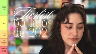 classificando tudo o que eu li em 2025 | tierlist