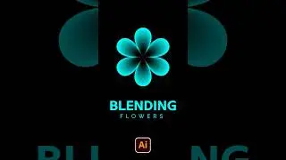 Blending Flowers in Illustrator #photoshop #photoshoptutorial
