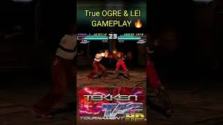 Tekken Tag Tournament - True Ogre & Lei Vs Jin Kazama & Heihachi Mishima #Shorts
