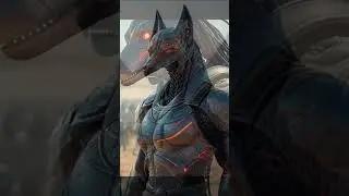 Anubis in Futuristic Armor &ndash; God or Man with Alien Tech?  #ai #anibus #egyptiangod  #random #myth