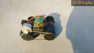 Amazing Mini High Speed Solar panel DC Motor Car [Make a Car with solar panel]#techtubic