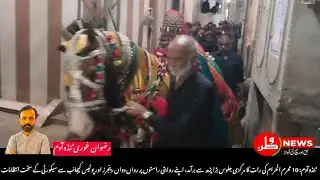Tando Adam 10 muharram ul Haram night Juloos, security high alert, ٹنڈوآدم ماتم جلوس 10 محرم الحرام