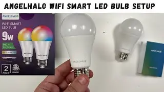 Настройка интеллектуальной светодиодной лампы AngelHalo WiFi