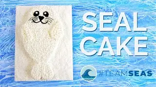 Seal Cake - Cute Harp Seal Pup Cake for #TEAMSEAS