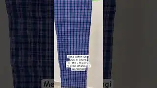 #cottonlove #lungi for #men #blue #limitededition #fcfs