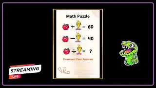 LIVE Math Puzzle Challenge | Can Solve These Riddles!