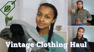 vintage clothing try on haul #2 | Preloved Kilo Mystery Box