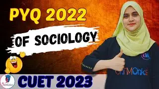 PERVIOUS YEAR QUESTIONS CUET2022 ||SOCIOLOGY DOMAIN||#cuet #cuet2023 #cuetpreparation #cuetexam2023