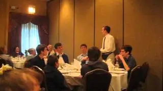 Michael's Grad Party thank you speech