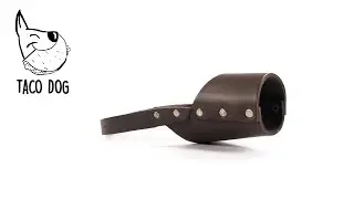 Discover TACO DOG's Thick Leather Muzzle @ The Stockyard Exchange