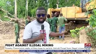 #NoToGalamsey: Forestry Commission seeks military base to reclaim Jimirah Forest from illegal miners
