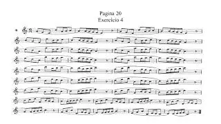 Método para Saxofone Amadeu Russo Pagina 20 Lição 4