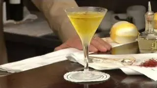 How To Mix A Saffron Vodka Martini Drink