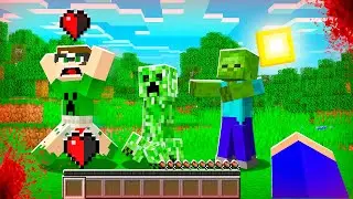Minecraft MAS só temos MEIO CORAÇÃO de VIDA! 💔