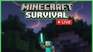 🔥 Minecraft Bedrock LIVE Hindi | Survival Adventure Only Mobile! Wormhole Gaming 🎮