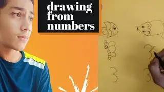 Drawing with numbers | how to make different drawing from 3