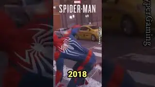 Evolution of Combat/ Fighting in Spider-Man Games (2007 - 2023) | #shorts #spiderman #ps5