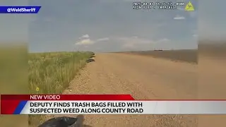 Trash bags filled with &lsquo;suspected marijuana&rsquo; found along Weld County Road 20