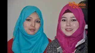 A tibetan Muslim Group on educational tour in Dharamshala