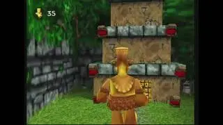 Banjo Tooie - Golden statue using Mumbo's magic!