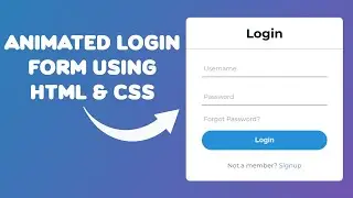 Creating a Stylish Animated Login Form with HTML and CSS | Step-by-Step Tutorial by Programmer Guru