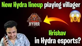 New hydra lineup playing villager esports😍 | Hydra esports