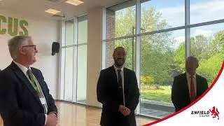 The official reopening of Edmonton Leisure Centre