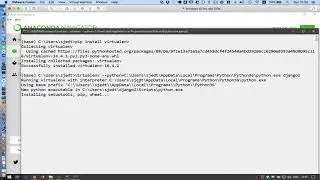 Setup Python VirtualEnv on Windows