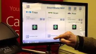 Canon M40 A0 MFP simple touch screen interface