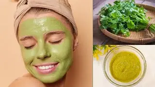 Coriander Face Pack to get Fair, AcneFree, Bright & Wrinkle Free Skin | Coriander Face Pack DIY